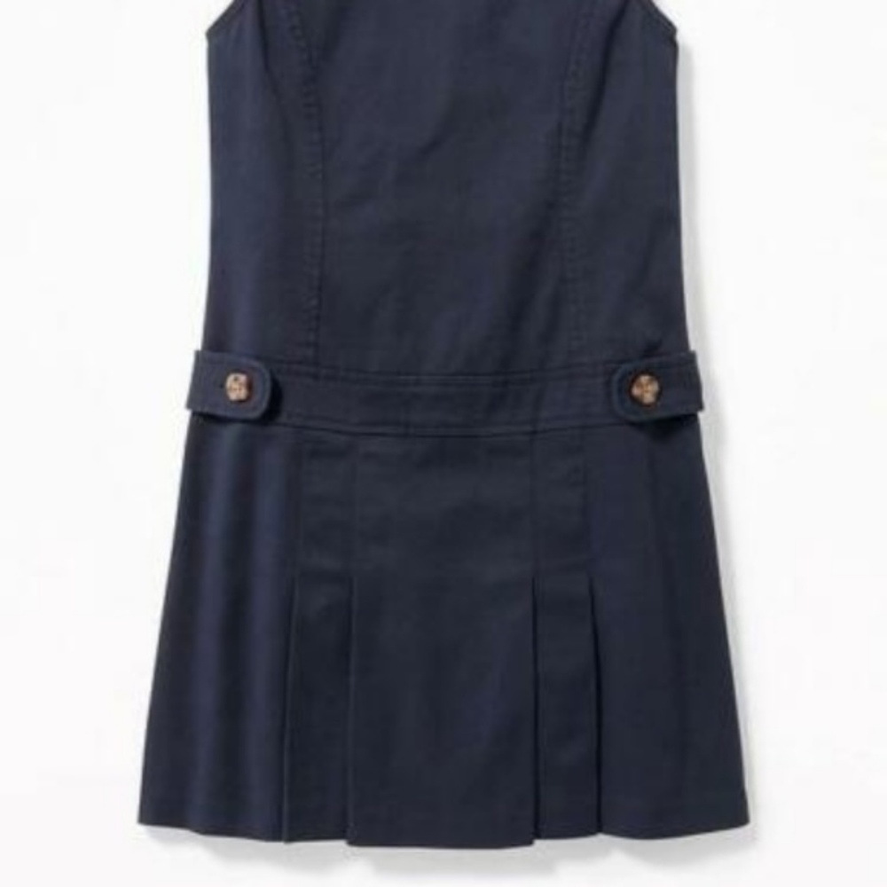 Old Navy Uniform Dress for Girls Navy Color New - Picture 3 of 5